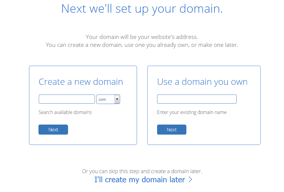 Bluehost domain checkout