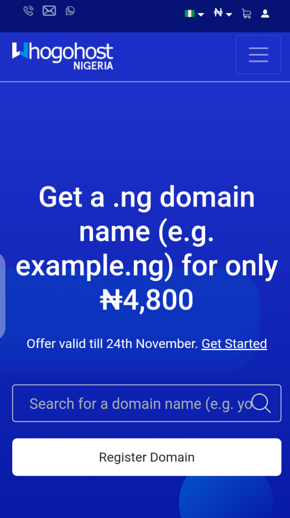 WhoGoHost review
Best web hosting in Nigeria