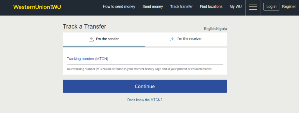 How to track Western Union Money Transfers