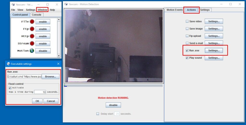 webcam as camera