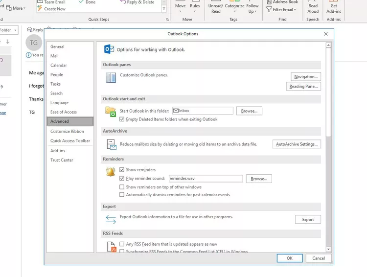 how to Enable Logging in Outlook