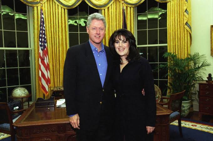 Monica Lewinsky and Bill Clinton