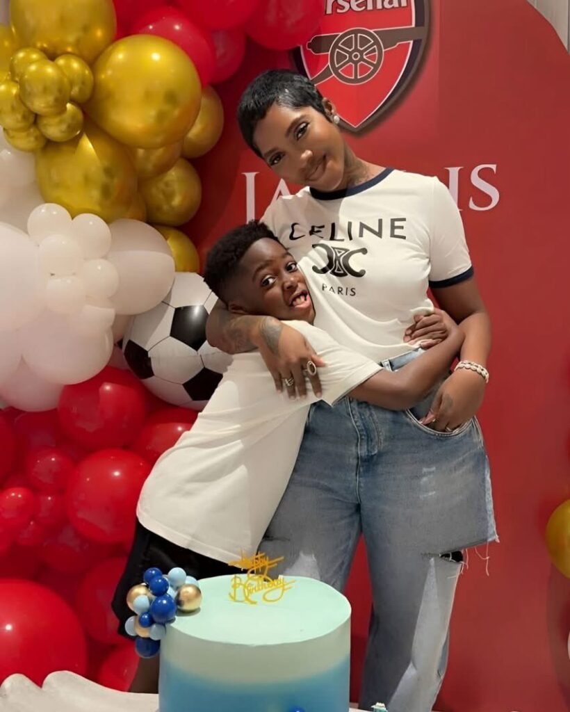 Tiwa Savage son